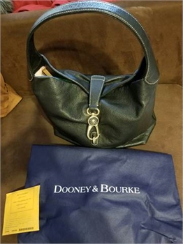 Authentic Dooney & Bourke Large Leather Bag 