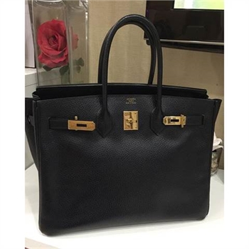 Hermes Black Togo 30cm Birkin Bag - Brand New