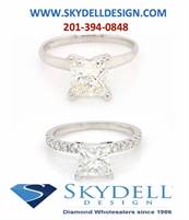 (NATURAL) Beautiful 1.81CT Princess Cut Diamond Ring-High Color- Low Price!