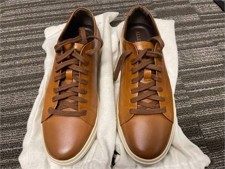 Allen Edmonds "CANAL COURT" Sneakers 8.5 D Walnut (597)