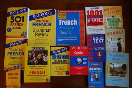  French Language Study guides, Dictionaries, etc 
