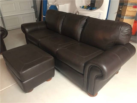  Leather Sofa / Couch Set 