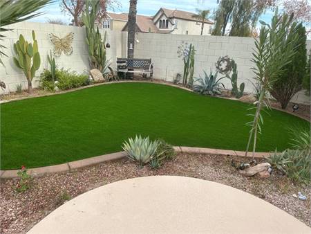 Artificial grass, pavers and more