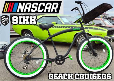  Need A Bike for NASCAR? SIKK UFO 7 Speed Fat Tire Beach Cruisers! - $599 (FREE DELIVERY) 