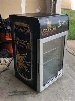  Rockstar energy mini fridge