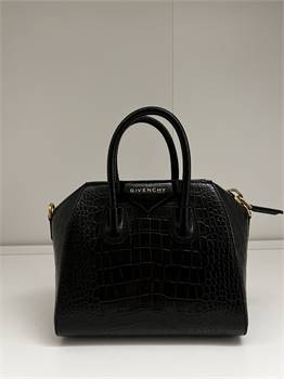 Beautiful Mini Antigona Bag in Crocodile Effect Leather