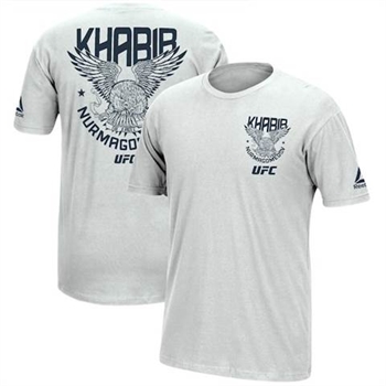 Khabib Nurmagomedov White UFC Spirit Animal T-Shirt