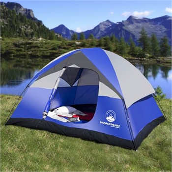 6-Person Tent, Water Resistant Dome Tent for Camping With Removable Rain Fly