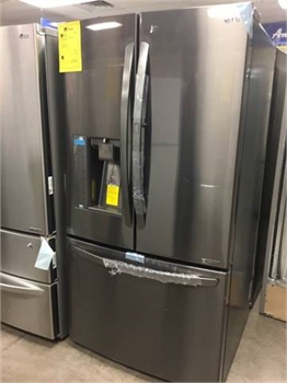  New Black Stainless LG French Door Refrigerator Factory Warranty
