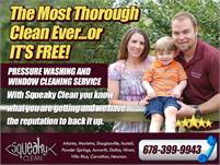 West Ga. Pressure Washing & Window Cleaning. Click for deals.