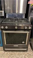 30'' KITCHEN AID SLIDE IN GAS STOVE WITH WARRANTY