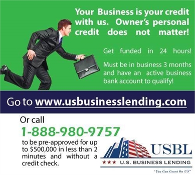 Business Loans Any Credit Up to $500k - Instant Online Approval! 
