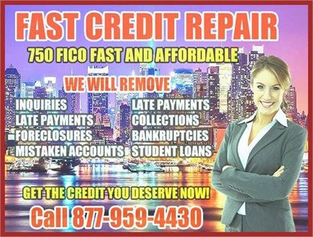 Affordable credit fix fast service