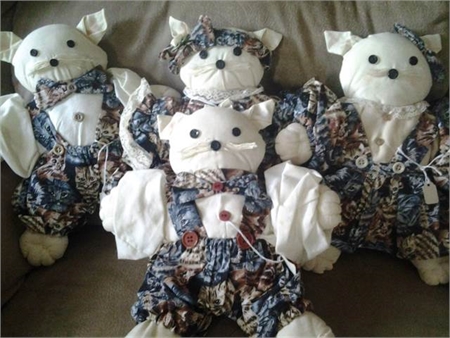 Handmade & Sewn Craft Items Vests Dolls & Cats! 