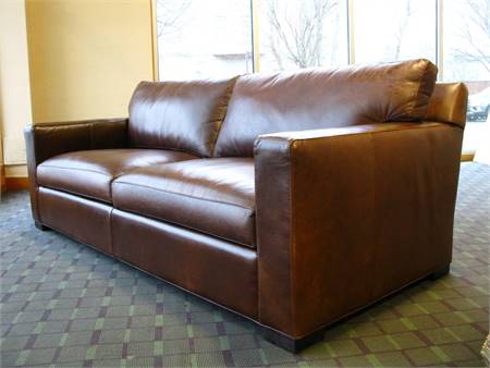Fantastic Crate + Barrel Axis Leather Sofa Bed Couch + Delivery!
