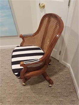 Cane office chair