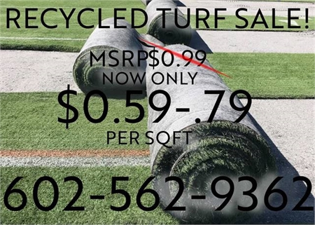 Used / Recycled Artificial Grass! Won’t last long