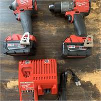 Milwaukee M18 FUEL Combo Kit 18-Volt Lithium-Ion Brushless Cordless Hammer Drill and Impact Driver