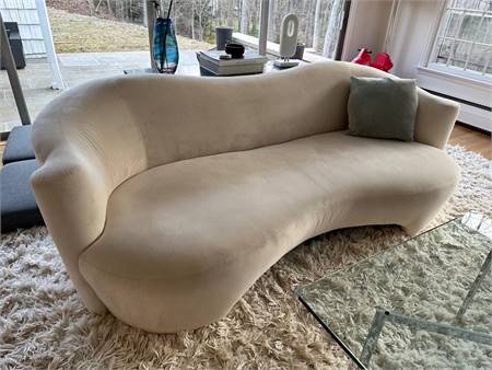 Curved Swiss Sofa