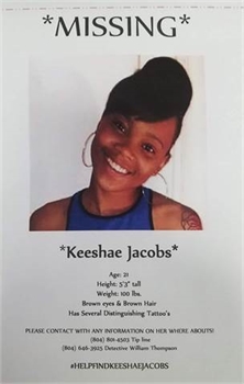 Keeshae Jacobs, A Black Woman In DMV, Is Still Missing