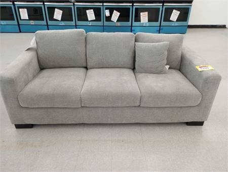 NEW Fabric gray 3 person sofa
