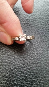  Princess Cut Engagement Ring & Wedding Band Wrap