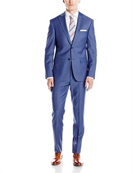 DKNY Men's Two Button Slim Fit Suit 