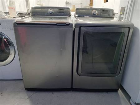 Pewter washer and dryer set 