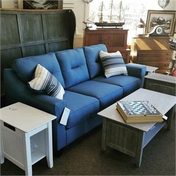 High Performance Blue Sofa- Free delivery on cape cod 